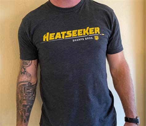 T-Shirt: Heatseeker (Charcoal) - SHARPS BROS