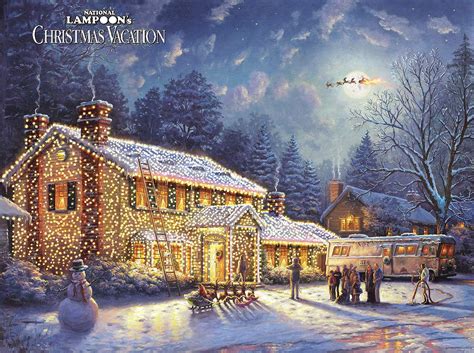 Ceaco Thomas Kinkade - National Lampoon Christmas Vacation Jigsaw ...