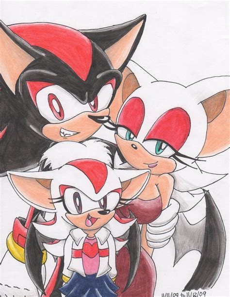 Rouge The Bat And Shadow Kids