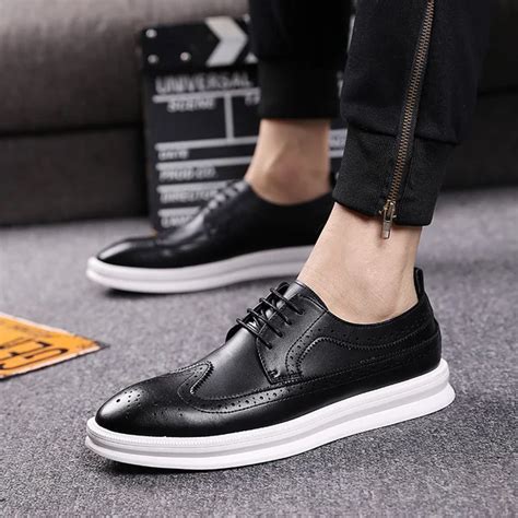 new arrival mens casual business office formal dress carved brogue ...