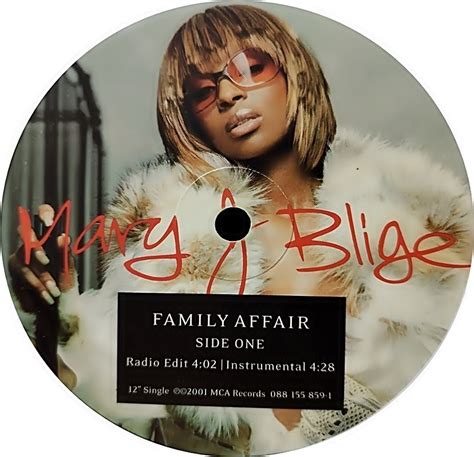 Mary J. Blige – Family Affair (EP Single) – Three Heads Records