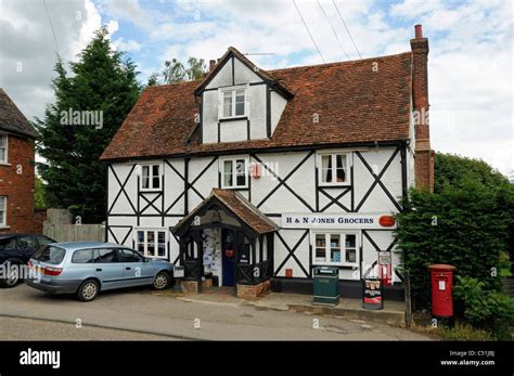 Grocers shop Braughing Village Hertfordshire England UK Stock Photo - Alamy