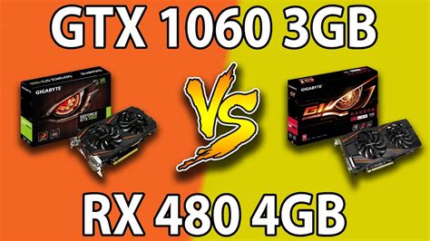 GTX 1060 3GB vs RX 480 4GB | New Games Benchmark - YouTube