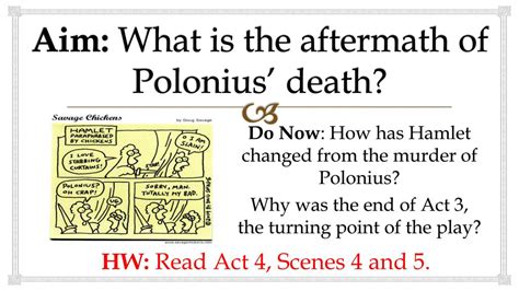 PPT - Aim: What is the aftermath of Polonius’ death? PowerPoint ...