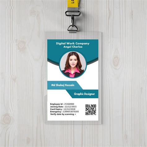 Modern Office Id Card Design Free Psd – GraphicsFamily