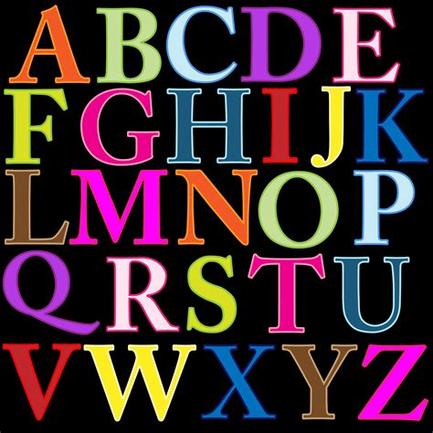 Alphabet Letters Clip-art Free Stock Photo - Public Domain Pictures