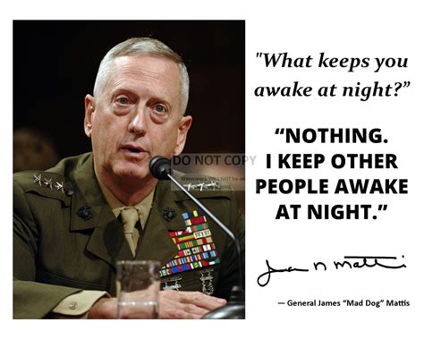 General James mad Dog Mattis Quote With Facsimile - Etsy