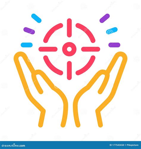 Exaltation of Purpose Icon Vector Outline Illustration Stock Vector - Illustration of graphic ...