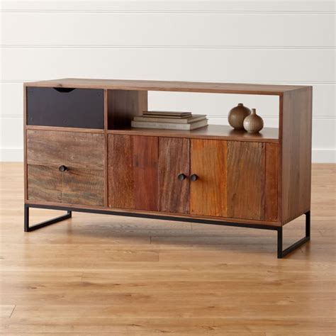 Atwood Reclaimed Wood Credenza + Reviews | Crate and Barrel