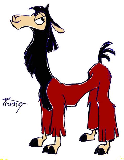 kuzco as a llama by Kkimmy on deviantART