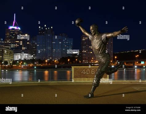 Bill Mazeroski Statue at PNC Park in Pittsburgh Stock Photo - Alamy