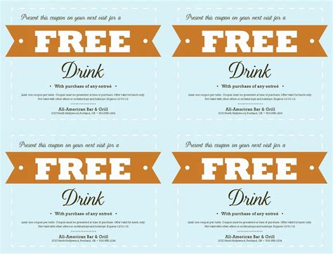 Free Coupon Maker Template – Letter Example Template