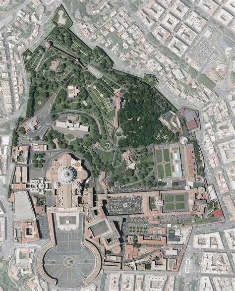 Map of Vatican City