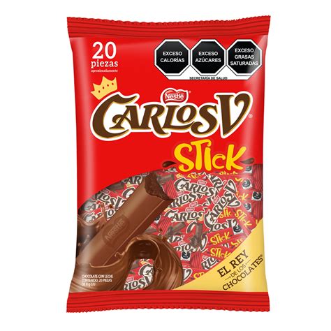 NESTLE CARLOS V STICK 1/20pz (Caja:20dsp) – Dulcerías Balu