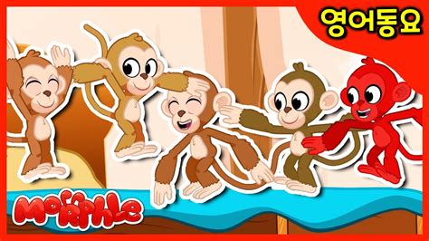 5 Little Monkeys 🙉 | ABC and 123 | Nursery Rhymes | Kids Songs | My Magic Pet Morphle | Morphle ...