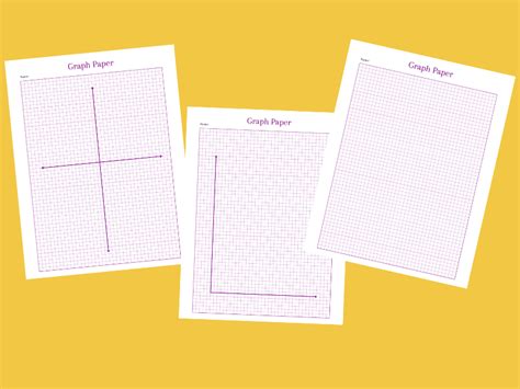 Graph Paper Sheets | Teaching Resources