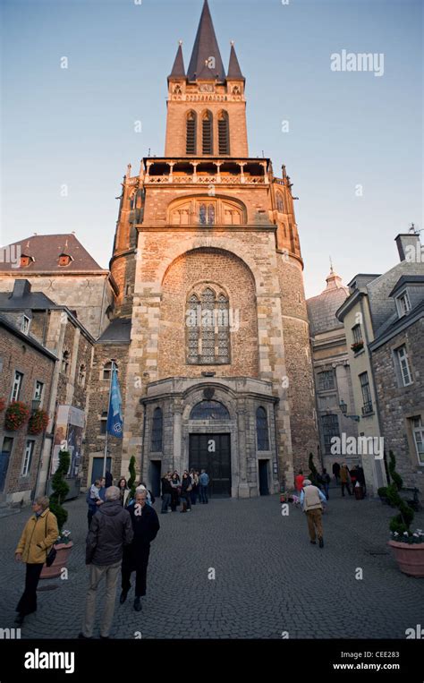 Aachen cathedral Germany Stock Photo - Alamy