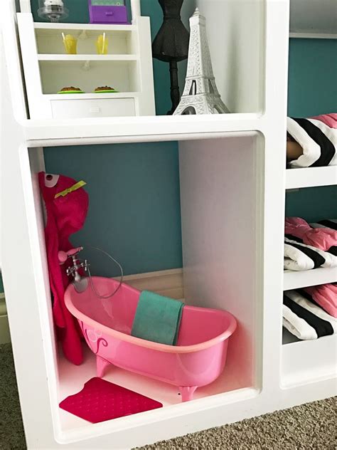 American Girl Doll Bathroom ideas with a bathtub for a DIY doll house ...