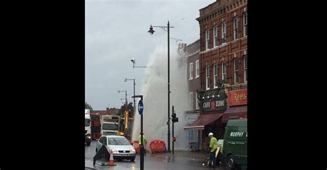 Twickenham high street ‘ a swimming pool’ after burst water main floods ...