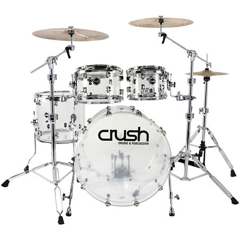 Crush Drums & Percussion Acrylic 4-Piece Shell Pack | Music123