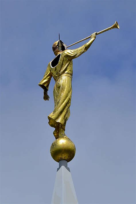 Lightning Strike Damages Angel Moroni Statue | LDS Daily