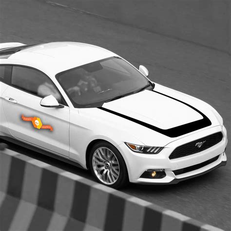 Ford Mustang 2015-2020 Hood Accent Decal Vinyl Stripe