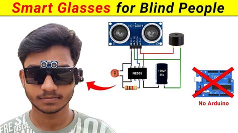 Best Science Project || How to make Smart Glasses for Blind People || without Arduino - YouTube