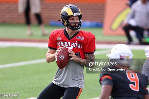 American quarterback Tyson Bagent of Shepherd during the Reese's ...