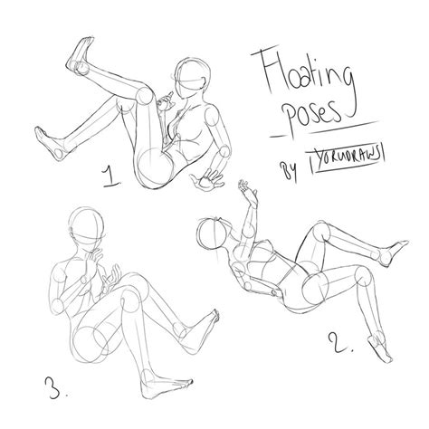 Floating Poses 3-pack by Shinigxmii on DeviantArt