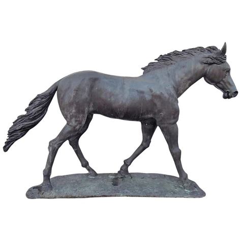 Life-Sized Bronze Secretariat Statue For Sale at 1stDibs