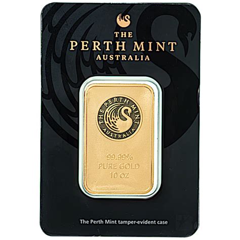 Buy 10 oz Perth Mint Gold Bullion Bar