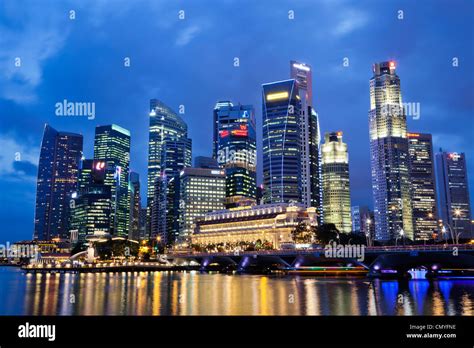 Singapore, City Skyline Stock Photo - Alamy