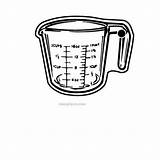 Measuring Spoons Pages Coloring sketch template