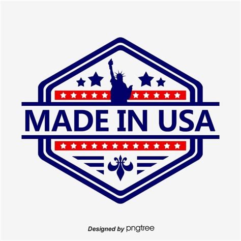 American Made Vector Art PNG, Creative American Made Logo, Usa, Cartoon, Illustration PNG Image ...