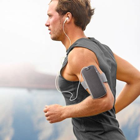 Olixar Running Armband Phone Holder Bag Pouch With Headphone Slot