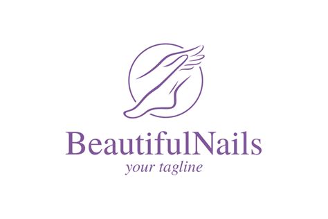 Beautiful Nails Logo | Creative Logo Templates ~ Creative Market