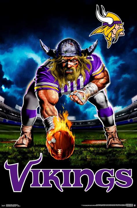 NFL Minnesota VIkings - 3 Point Stance 19 | Minnesota vikings ...