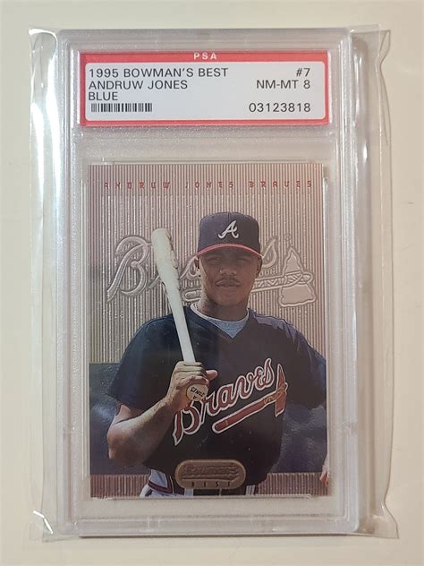 1995 Bowman's Best Andrew Andruw Jones RC Rookie Baseball | Etsy