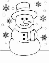 Snowman Coloring Pages sketch template