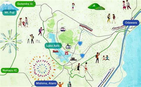 Hakone Japan Map