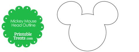 Free Outline Of Mickey Mouse Head, Download Free Outline Of Mickey Mouse Head png images, Free ...