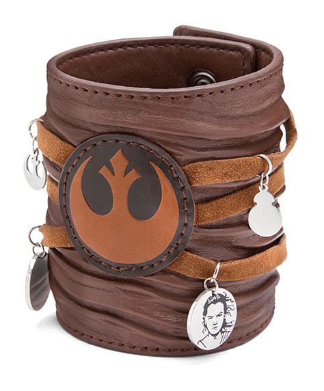 Star Wars Ep 7 Rey Leather Cuff Bracelet - GeekAlerts