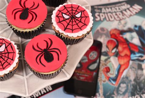 Spiderman Cupcakes - Cakey Goodness