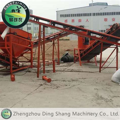 Cow Manure Organic Fertilizer Production Line - China Cow Manure and ...