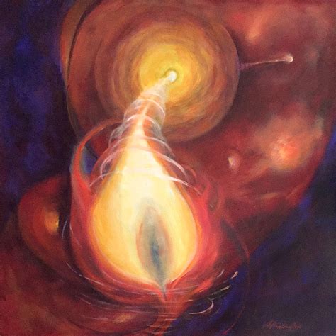 "Sacred Flame" oil painting | Joyce Huntington Art