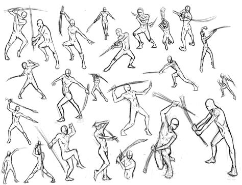 Sword Fighting Poses For Drawing at GetDrawings | Free download