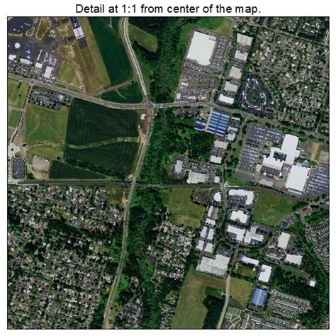 Aerial Photography Map of Hillsboro, OR Oregon