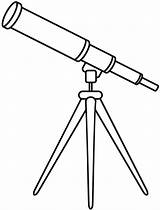 Telescope coloring Page  ColouringPages sketch template