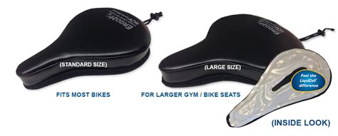 Ergo21 LiquiCell Bicycle Seat Cushion | Comfort & Pain Relief