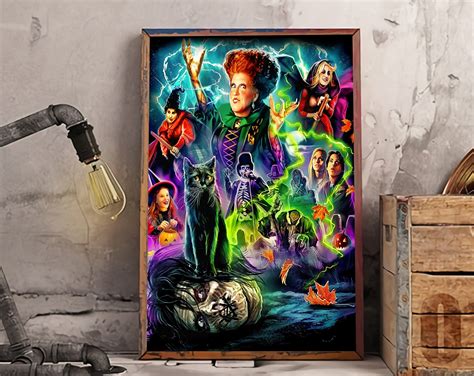 Sanderson Sisters Halloween Wall Art Decor Poster Canvas - Kaiteez